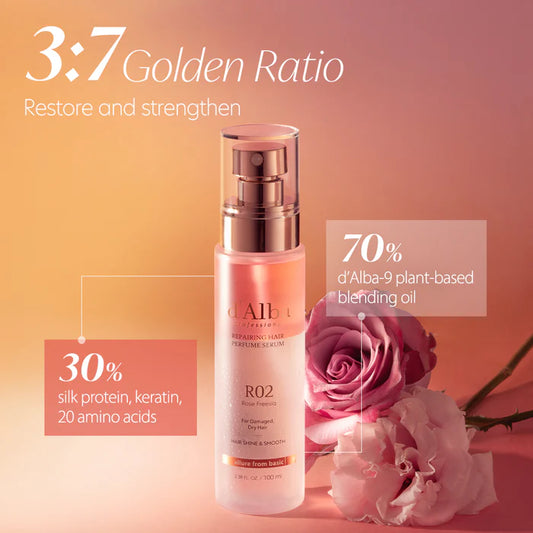 Sérum capilar reparador d'Alba Professional 100 ml – Vegano, brillo y control del encrespamiento
