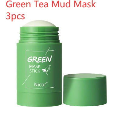 Nicor Green Tea Clay Mask Stick – Oil Control, Anti-Acne & Skin Brightening