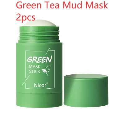 Nicor Green Tea Clay Mask Stick – Oil Control, Anti-Acne & Skin Brightening