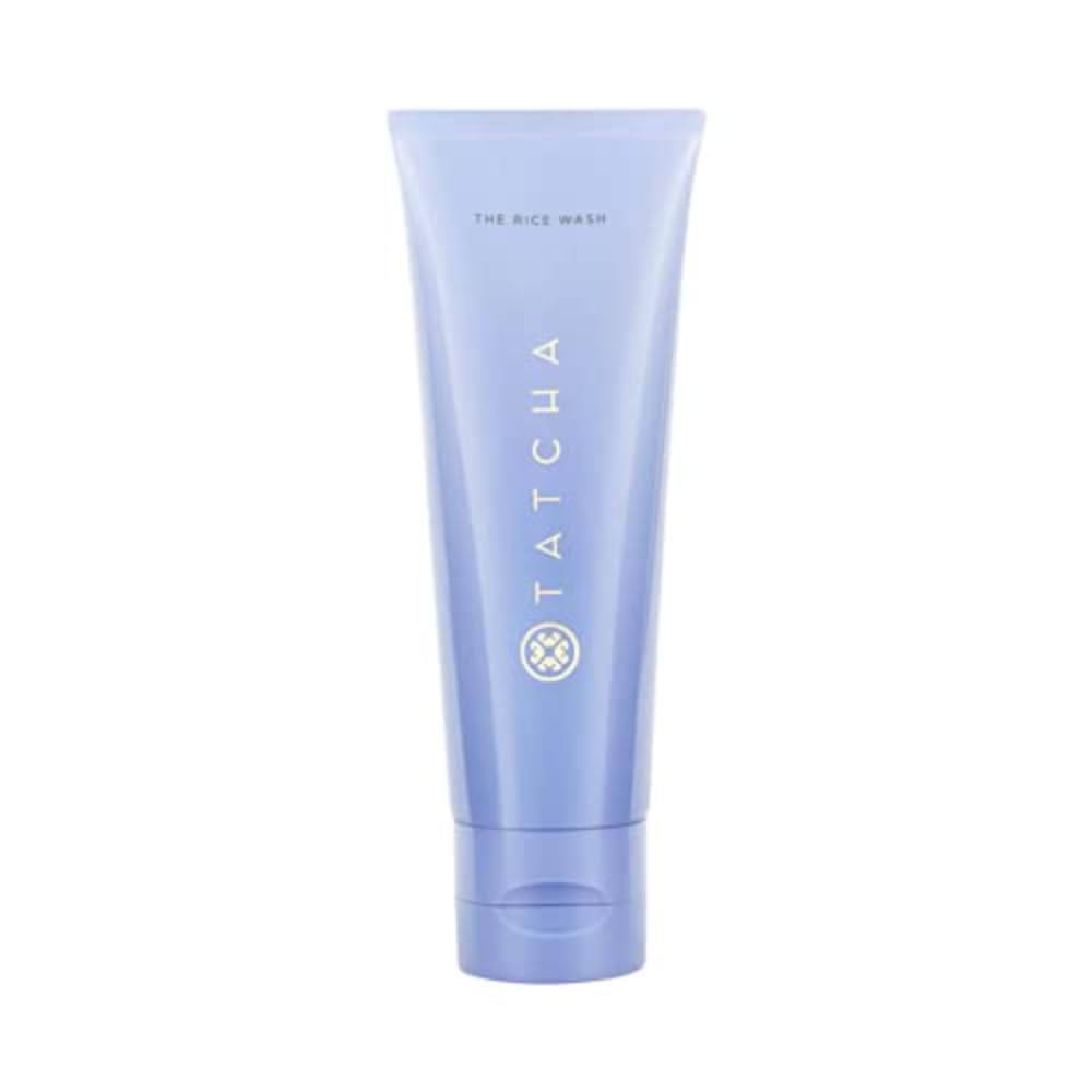 TATCHA The Rice Wash – Soft Cream Facial Cleanser for Luminous Skin, Gently Removes Impurities Without Stripping, 4 oz