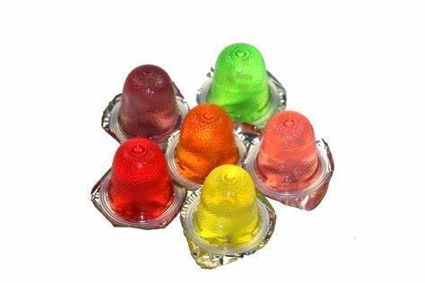 Cocon Jelly Exotic Mix Fruit Flavoured Jelly with Nata De Coco | Fun Shapes, Assorted Flavours | Pack of 2 x 300g (Imported, Vegetarian)