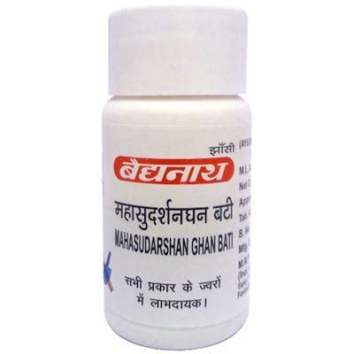Baidyanath Mahasudarshan Ghan Vati – Ayurvedic Wellness Tablets (Pack of 2, 40 Tablets)