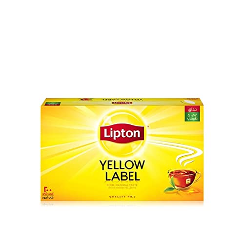 Lipton Yellow Label Black Tea – 200 Premium Teabags | Rich, Aromatic & Refreshing Blend
