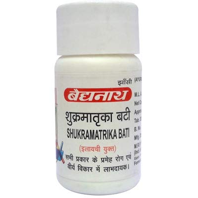 Baidyanath Jhansi Shukramatrika Vati | Ayurvedic Strength & Vitality Booster for Men & Women | 40 Tablets × Pack of 2
