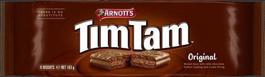 Arnotts TimTam Original Chocolate Biscuits – Imported Australian Snack 163g