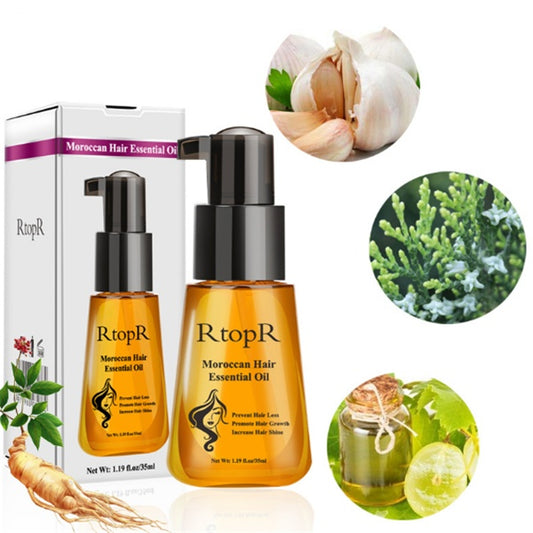 Aceite esencial nutritivo para el cuidado del cabello RtopR: repara el daño y potencia el brillo (35 ml)