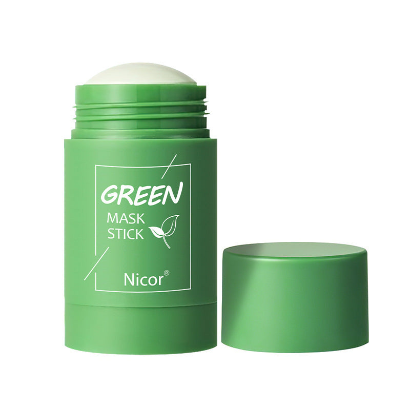 Nicor Green Tea Clay Mask Stick – Oil Control, Anti-Acne & Skin Brightening