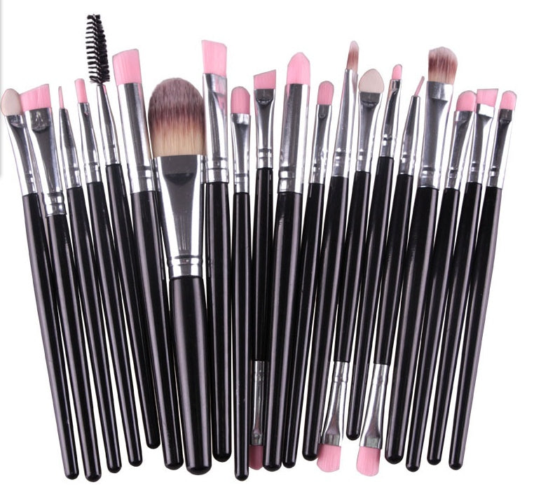 LuxuryGlow Professional 5-in-1 Makeup Brush Set – Powder, Blush & Eyeshadow Brushes