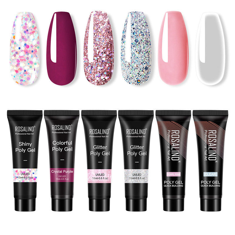 ROSALIND Multi-Color Builder Nail Gel – 15ml Solid Extension Gel for Nail Art
