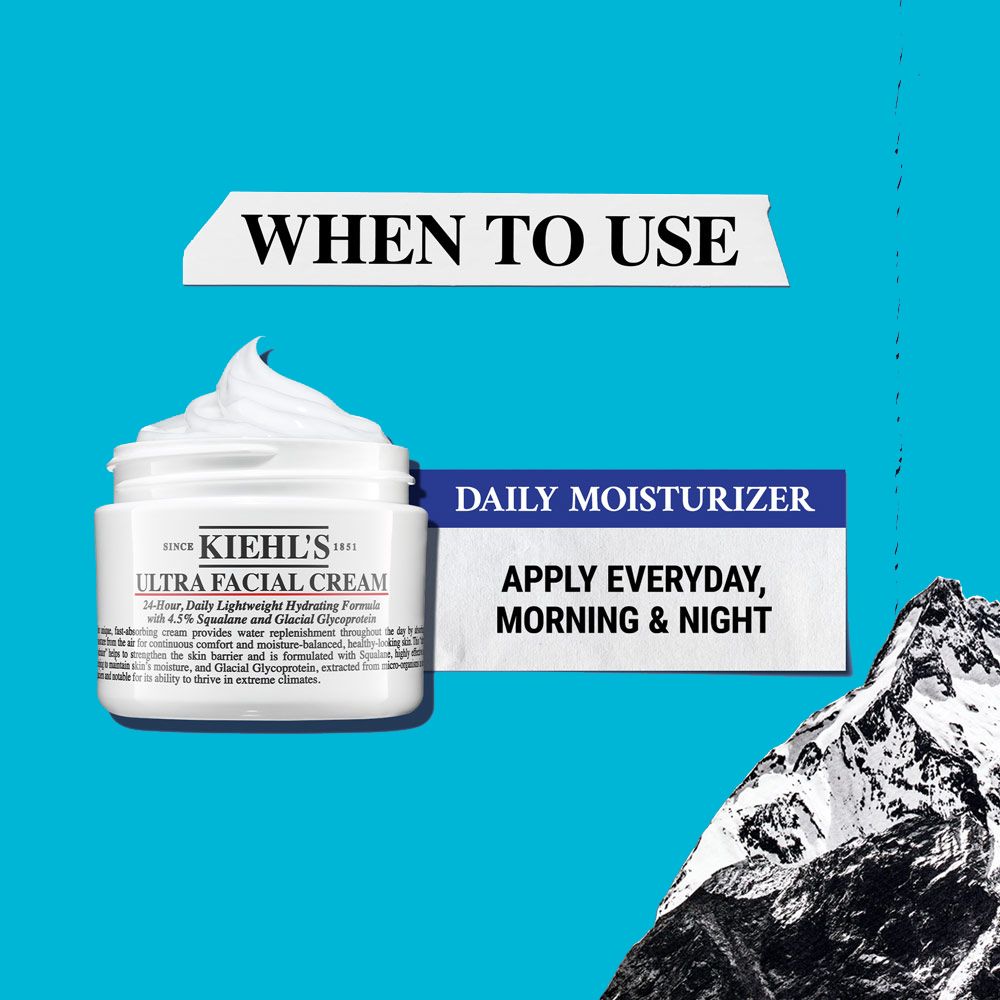 KIEHL’S Ultra Hydrating Facial Cream – 125ml | Deep Moisture + Skin Barrier Care