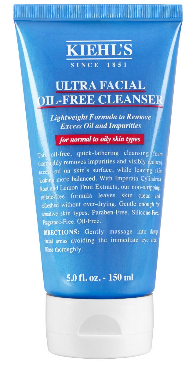 KIEHL’S Ultra Facial Oil-Free Foaming Cleanser – Deep Clean, Oil Control & Fresh Hydration