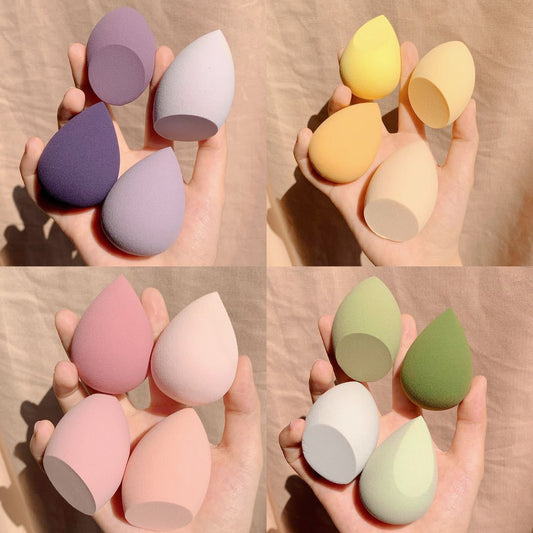 Esponja de maquillaje LuxuryGlow Beauty Egg con estuche protector – Suave esponja sintética