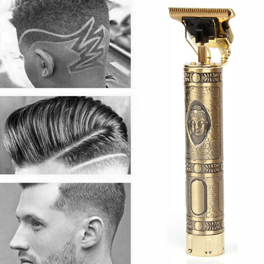 LuxuryGlow Pro T-Blade Cordless Hair Clipper – Zero-Gap Bald Trimmer for Men