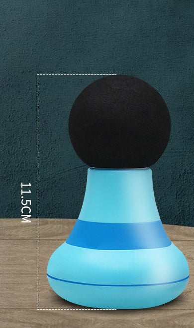 Pistola de masaje fascial eléctrica LuxuryGlow Mini: masajeador de tejido profundo de bolsillo