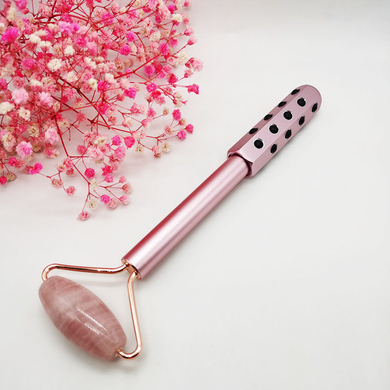 LuxuryGlow 4-in-1 Natural Jade & Germanium Face and Body Massage Roller Set