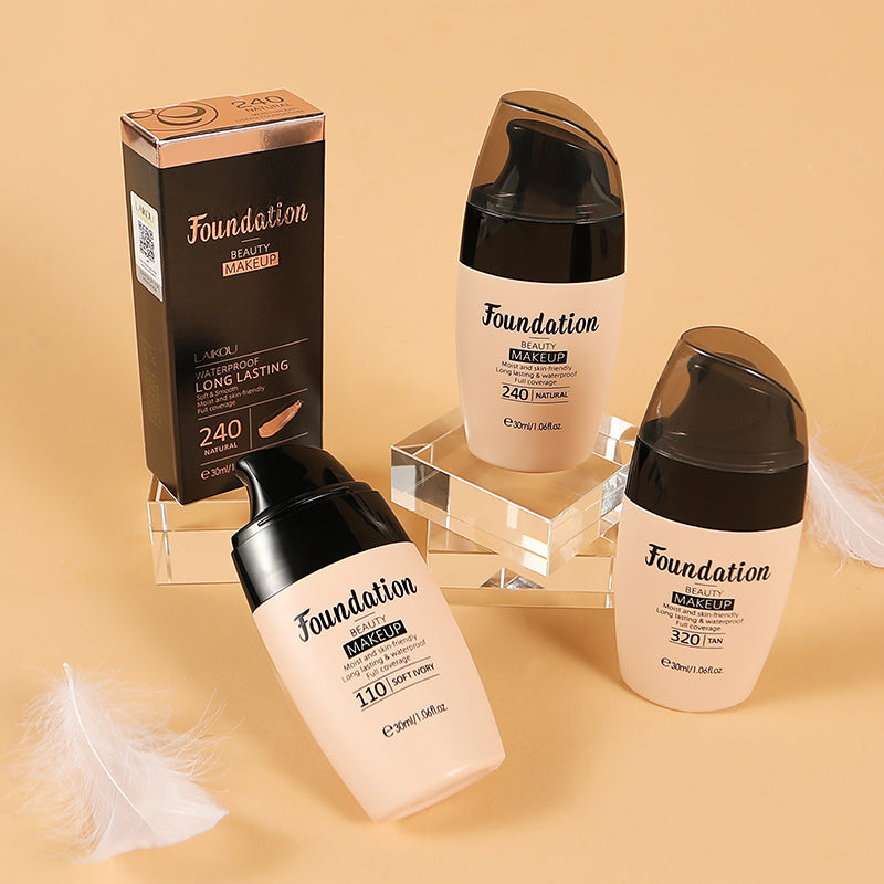 LAIKOU Hydrating Liquid Foundation – Natural Coverage Concealer for All Skin Tones