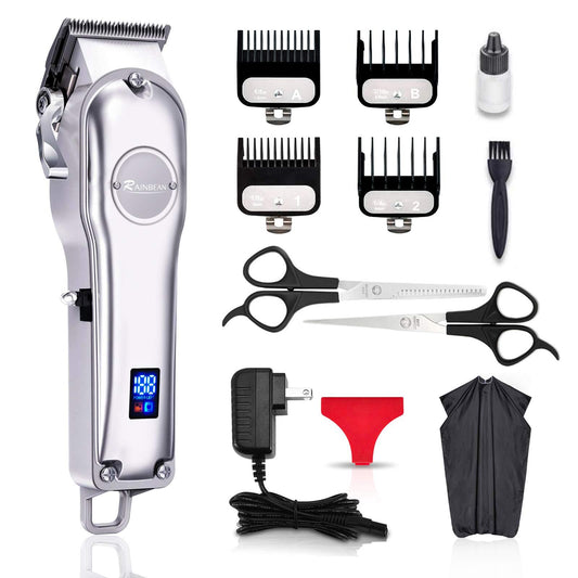 Men Hair Trimmer 3 in 1 IPX7 Waterproof Beard Trimmer Grooming Kit Cordless Hair Clipper for Women & Children LED Display USB Rechargeable Amazon Banned - LUXURY GLOW