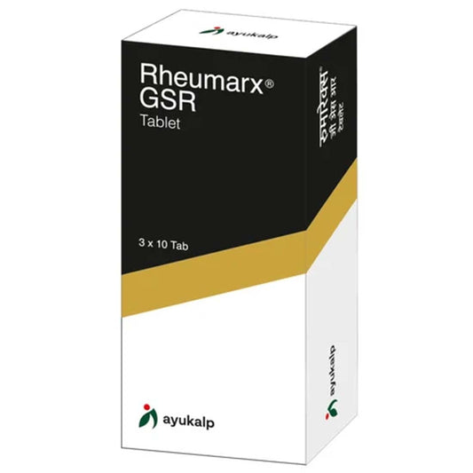 Rheumarex GSR Tablets (30 Veg Tablets) Original Medicated Advanced Pain Relief | Instant Relief from Muscular Pain & Joint Pain