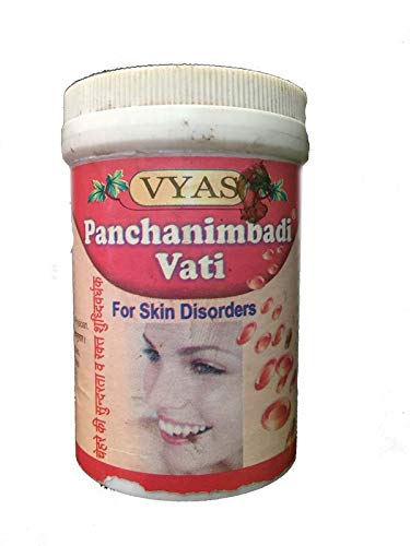 Vyas Panchanimbadi Vati – Ayurvedic Anti-Acne & Skin Care Tablets (100 Count Bottle)