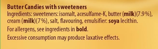 Werther’s Original Sugar Free Butter Candies 42g x 2 Packs (84g) | Imported German Caramel Treats | Guilt-Free Indulgence