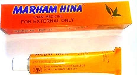 Dawakhana Tibbiya Marham Hina 20g Pack of 3 with Shandaar Rose Water – Herbal Relief for Burns, Bruises & Swelling