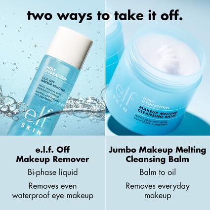 e.l.f. Holy Hydration! Makeup Melting Cleansing Balm – Hydrating Makeup Remover, 3.54 Oz