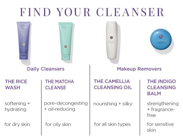 Tatcha The Rice Wash – Soft Cream Facial Cleanser for Radiant, Luminous Skin, 4oz