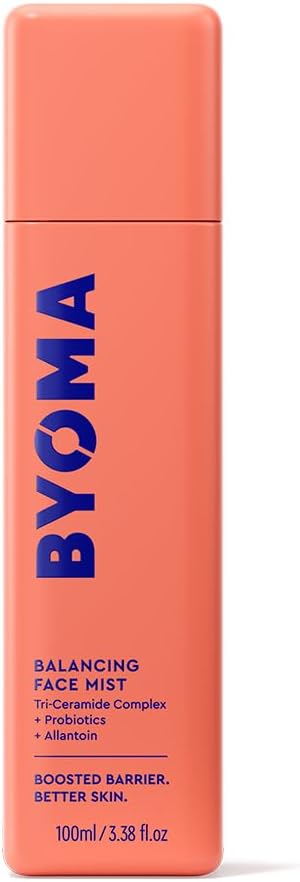 BYOMA Balancing Face Mist – pH Balanced Toner Spray with Ceramides, Probiotics & Allantoin (3.38 fl oz)