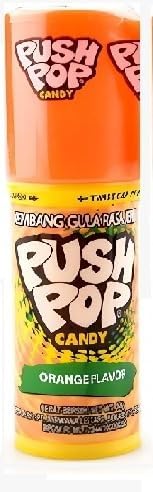 Push Pop Candy Assorted Flavors Pack of 8 – Fun Lollipop Tubes (Imported, Vegetarian)