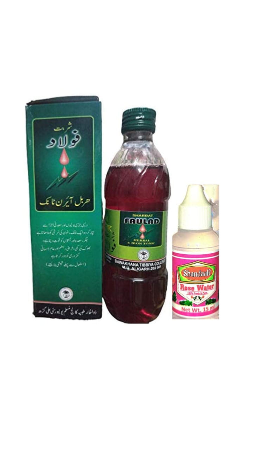 Dawakhana Tibbiya Sharbat Faulad 380ml – Ayurvedic Iron & Energy Tonic