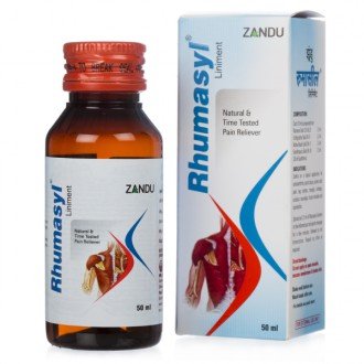 Zandu Rhumasyl Oil – 100ml | Ayurvedic Pain Relief Liniment for Joint, Back & Muscle Pain | Natural & Fast-Acting Formula