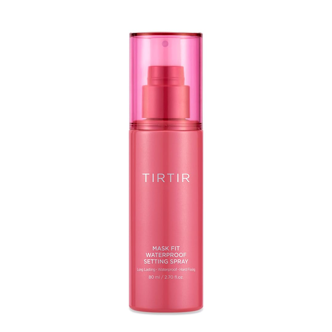 TIRTIR Waterproof Setting Spray – 24H Sweatproof, Long-Lasting Makeup Fixer with Semi-Matte Finish – Ethanol-Free Korean Makeup Mist