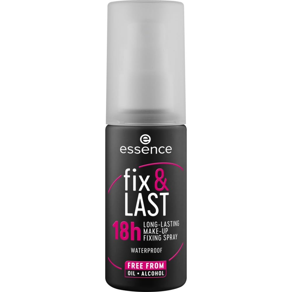 essence Fix & Last 18H Makeup Fixing Spray – Smudge-Proof, Vegan & Cruelty-Free
