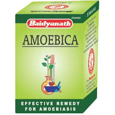 Baidyanath Jhansi Amoebica Tablet 100 Tabs | Natural Digestive Support