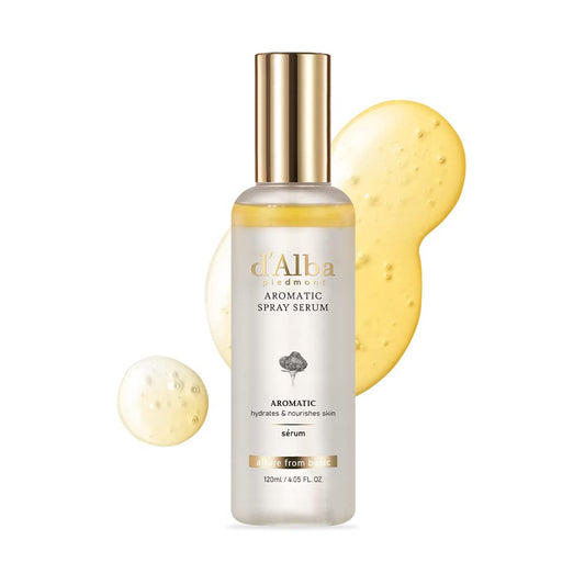 d’alba Piedmont White Truffle Aromatic Spray Serum – Hydrating & Firming Korean Face Mist, 4.05 fl oz