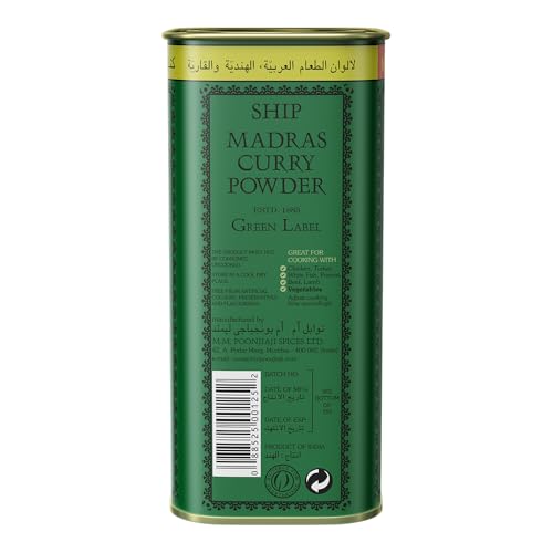 SHIP The Original Madras Curry Powder 250g | 15+ Indian Spices Blend for Veg & Non-Veg Curries | Indian Curry Masala Powder for Cooking | Sabzi Masala for Kitchen