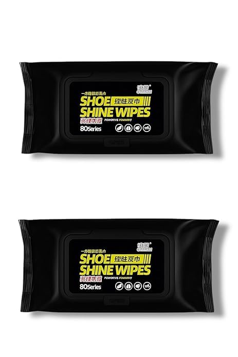 Powerful Shoe Cleaner Wipes (Pack of 2) – Deep Cleaning & Gentle Formula for White Shoes, Sneakers & Casual Footwear