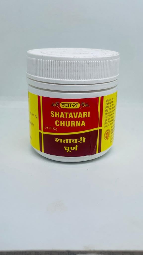Vyas Shatavari Churna (Pack of 2 × 100g) | Ayurvedic Powder for Women’s Health, Digestion & Hormonal Balance