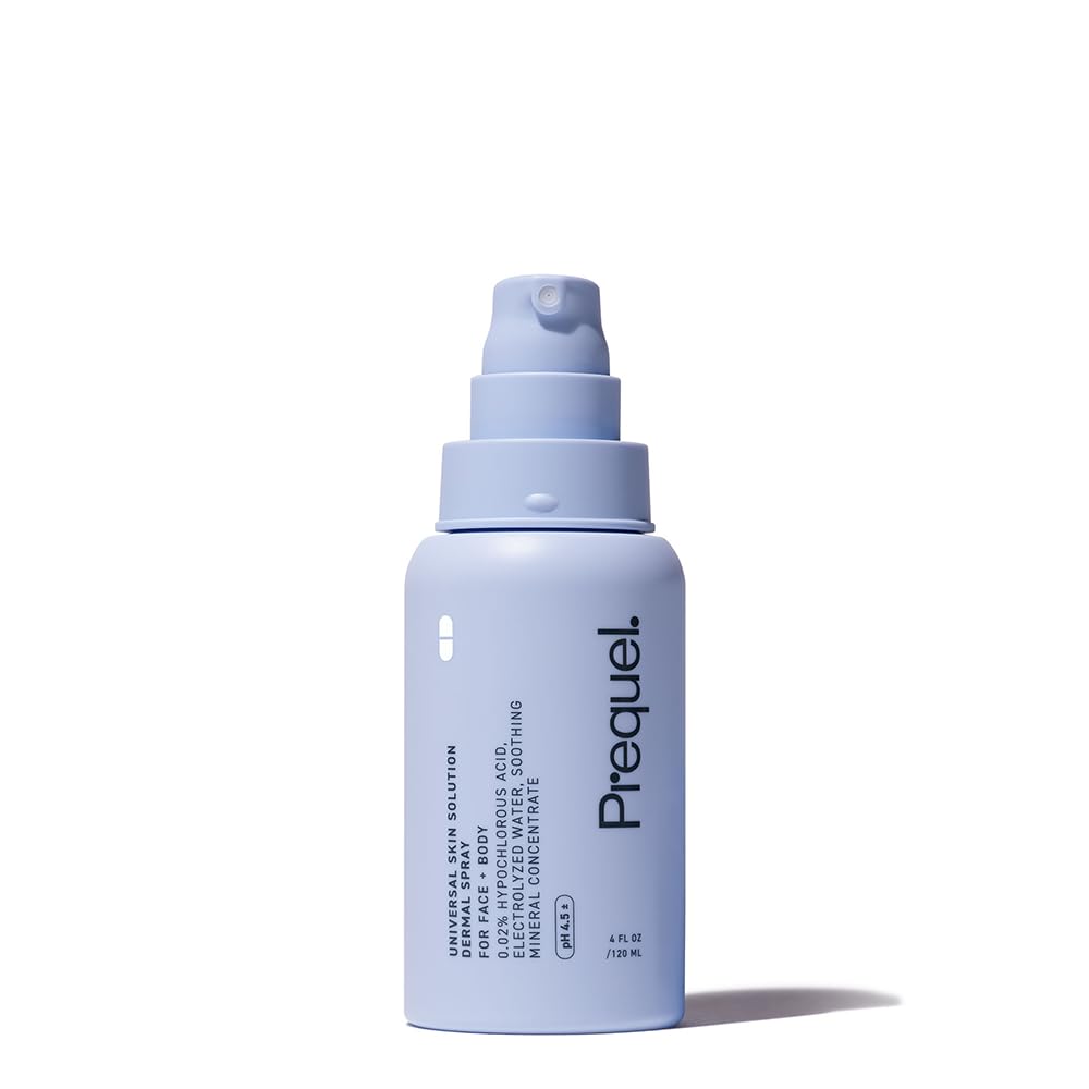 Prequel Skin Universal Hypochlorous Acid Spray – HOCL Face & Body Cleanser, 4oz
