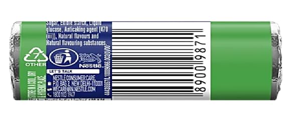 Nestle Polo Sugar Free Mint Candy Roll – Fresh Breath Anytime | 18g Each, Pack of 4 (Imported, Vegetarian)