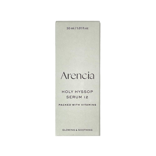 Hyssop Glow Serum with 10% Niacinamide & Vitamin ACE Complex – Hydrating, Moisturizing & Anti-Aging Korean Glass Skin Serum (ARENCIA)