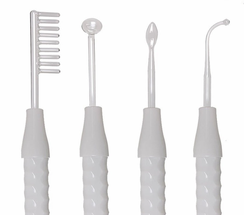 Varita facial de alta frecuencia LuxuryGlow: dispositivo para el tratamiento del acné y la curación de la piel