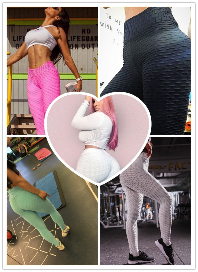 Booty Lifting Scrunch Leggings - Anti-Cellulite & No Pocket Design - LUXURY GLOW