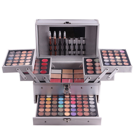 Kit de maquillaje LuxuryGlow de 94 colores: sombra de ojos, labial, corrector y más en un solo estuche