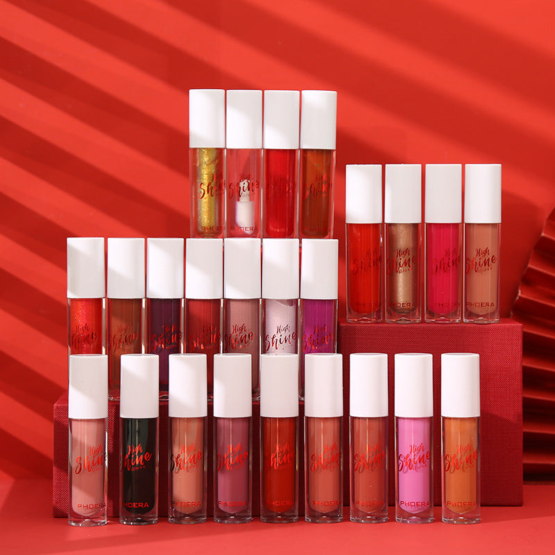 Bálsamo labial Crystal Jelly de PHOERA: brillo labial hidratante de larga duración