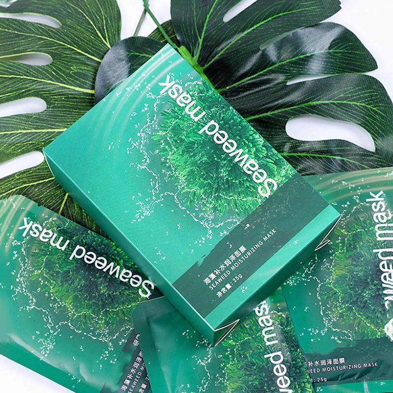 LuxuryGlow Seaweed Facial Mask – Hydrating & Pore-Refining Sheet Mask 25ml