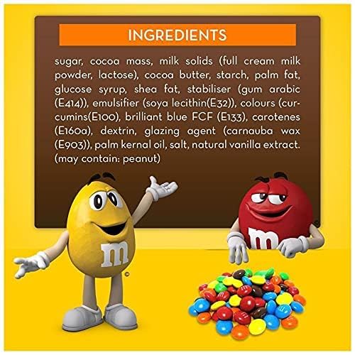 M&Ms Milk Chocolate Candies – Colorful Candy Coated Treats | 45g Pack of 2 (Imported from UK)