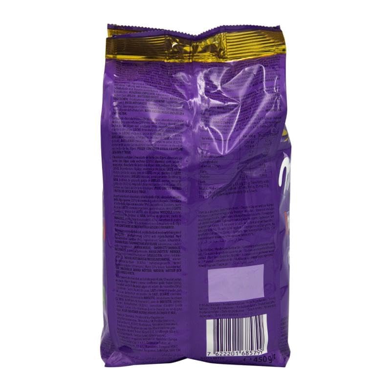 Milka Assorted Mini Mix Bag – 51pcs Milk, Strawberry & Hazelnut Chocolates 250g (Imported)