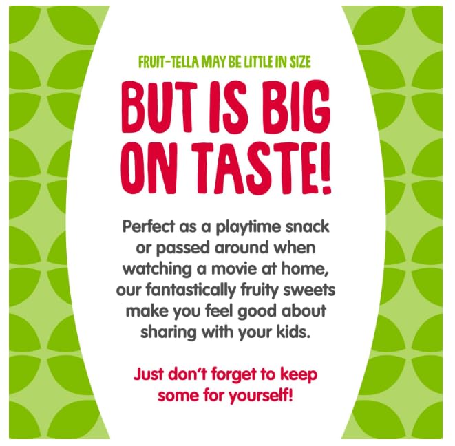 Fruittella Juicy Chews Candy 135g – Assorted Fruit Chewy Sweets with Real Juice (Imported, UK)