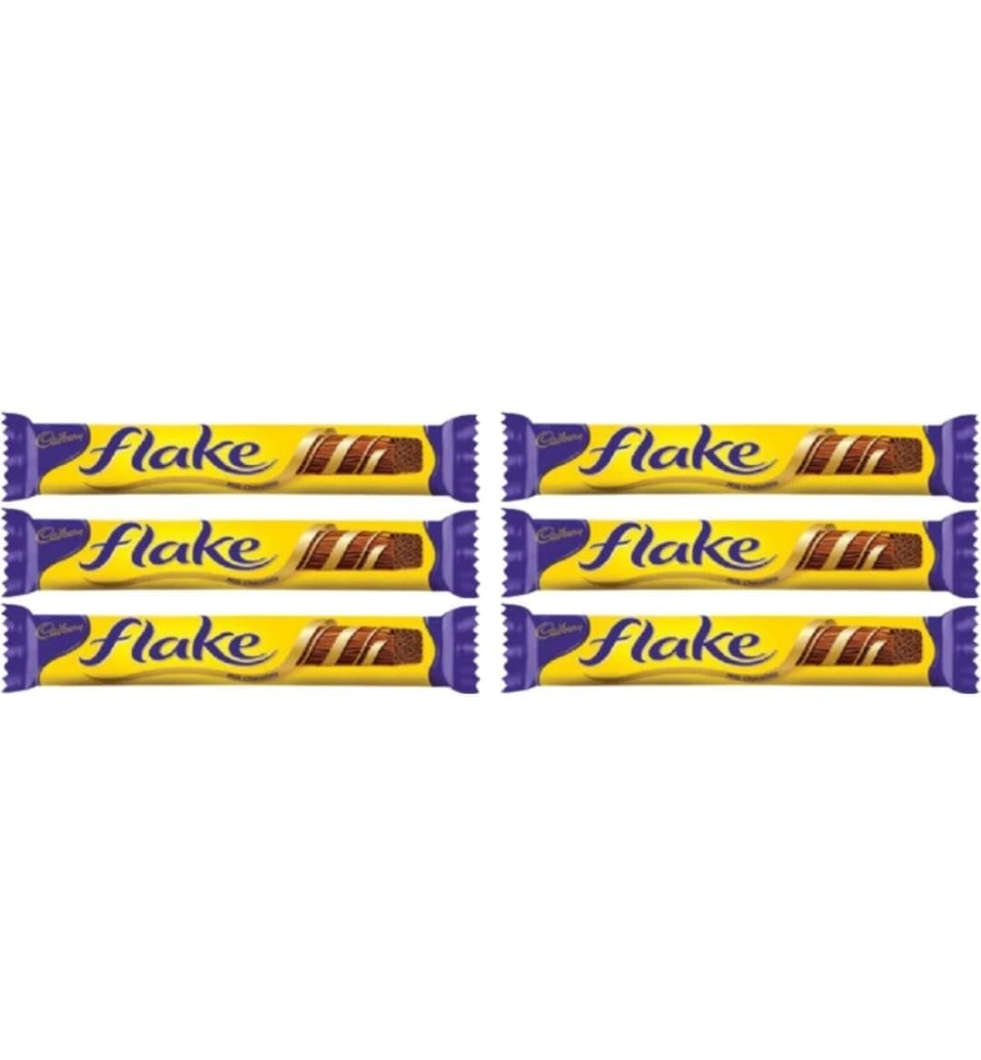 Cadburys Flake Crumbly Milk Chocolate Bars – Imported UK Treat 15g x 4